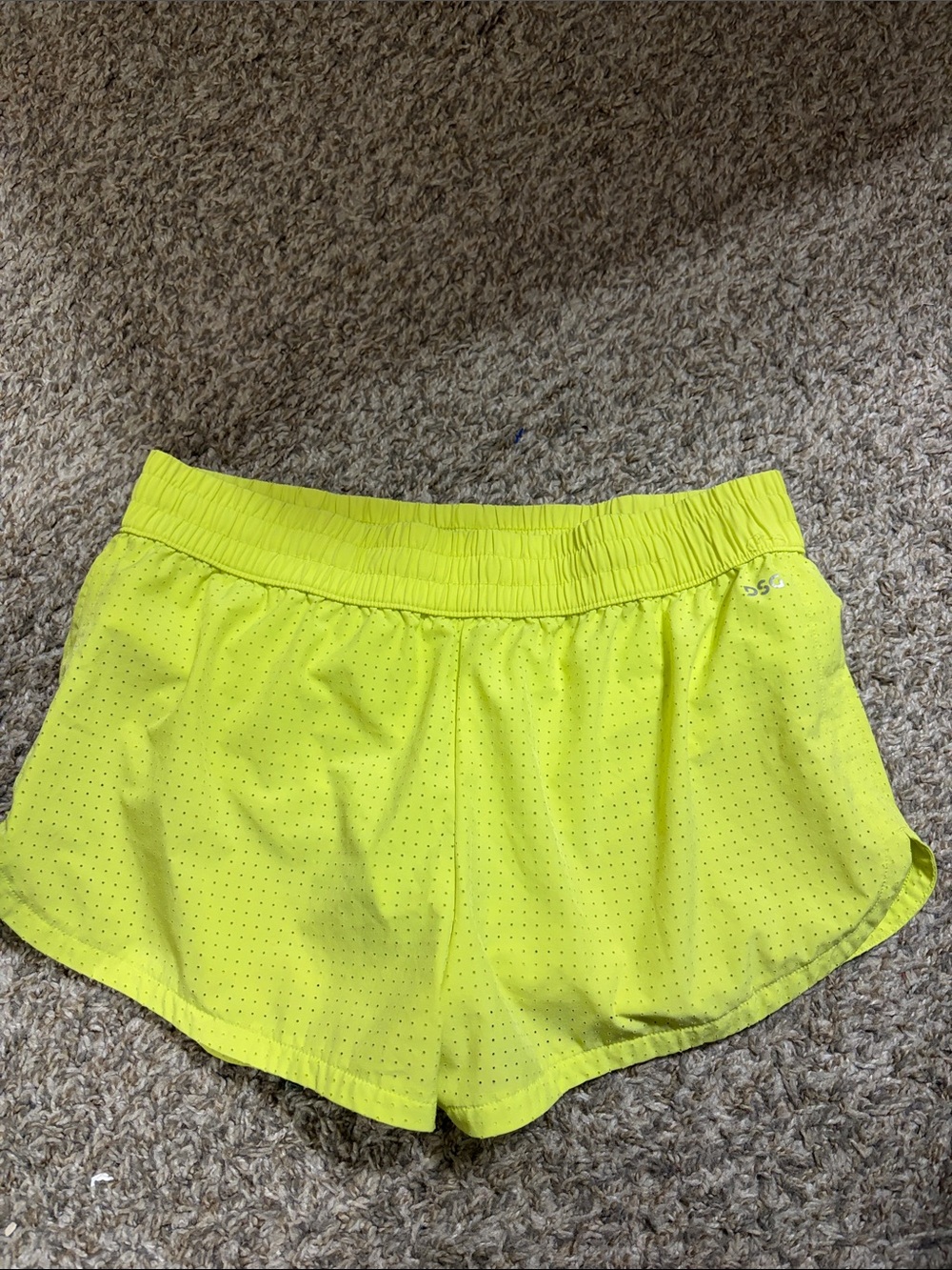 DSG Neon Yellow Women's Athletic Shorts